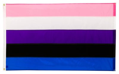 Genderfluid Pride Flag - Hand Sewn