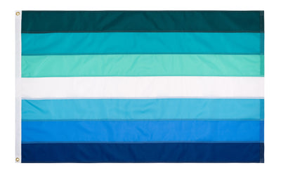 Gay Male MLM Pride Flag - Hand Sewn