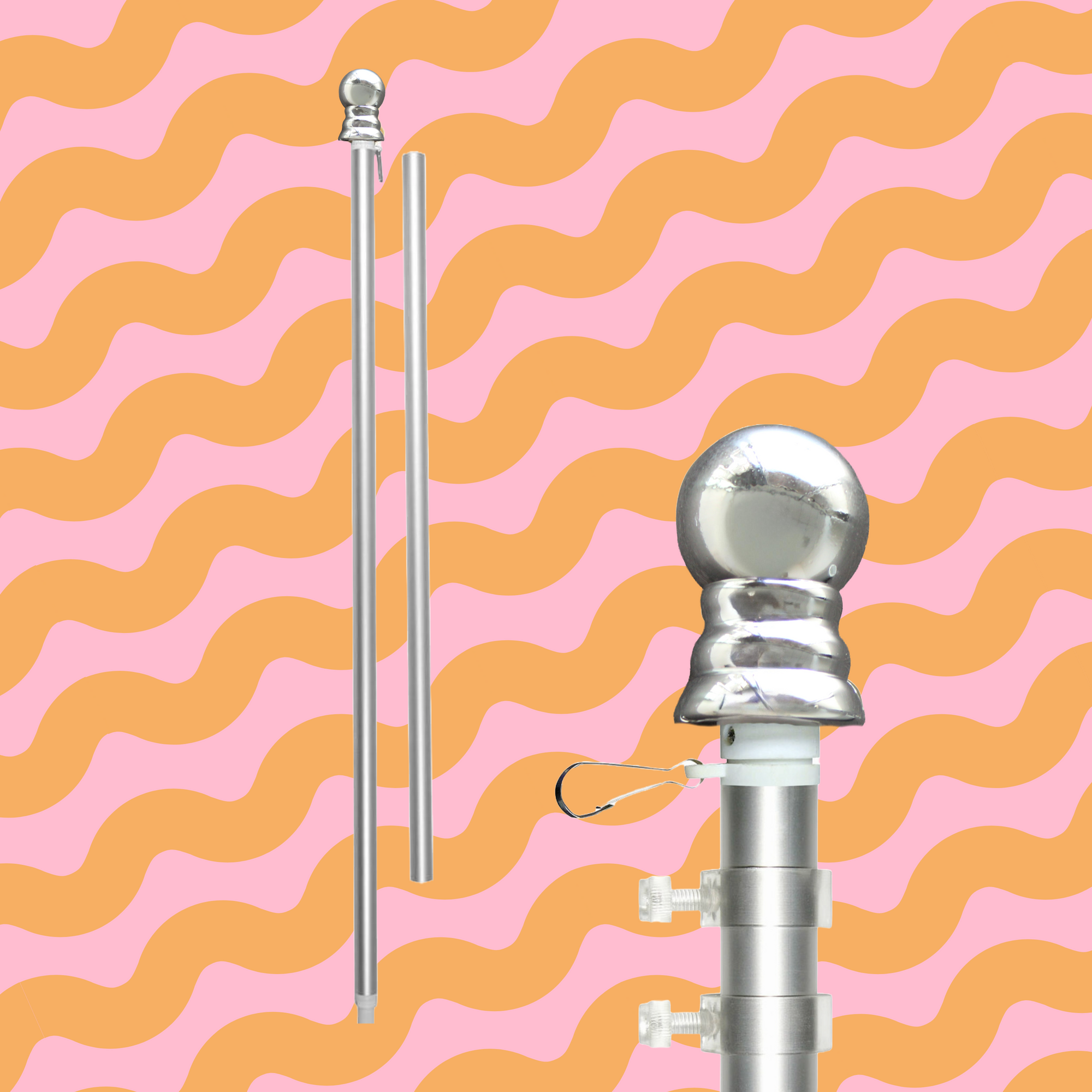 House Flagpole - Multiple Colors