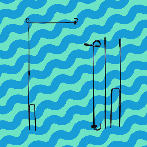 Garden Flag Pole - Holder Only
