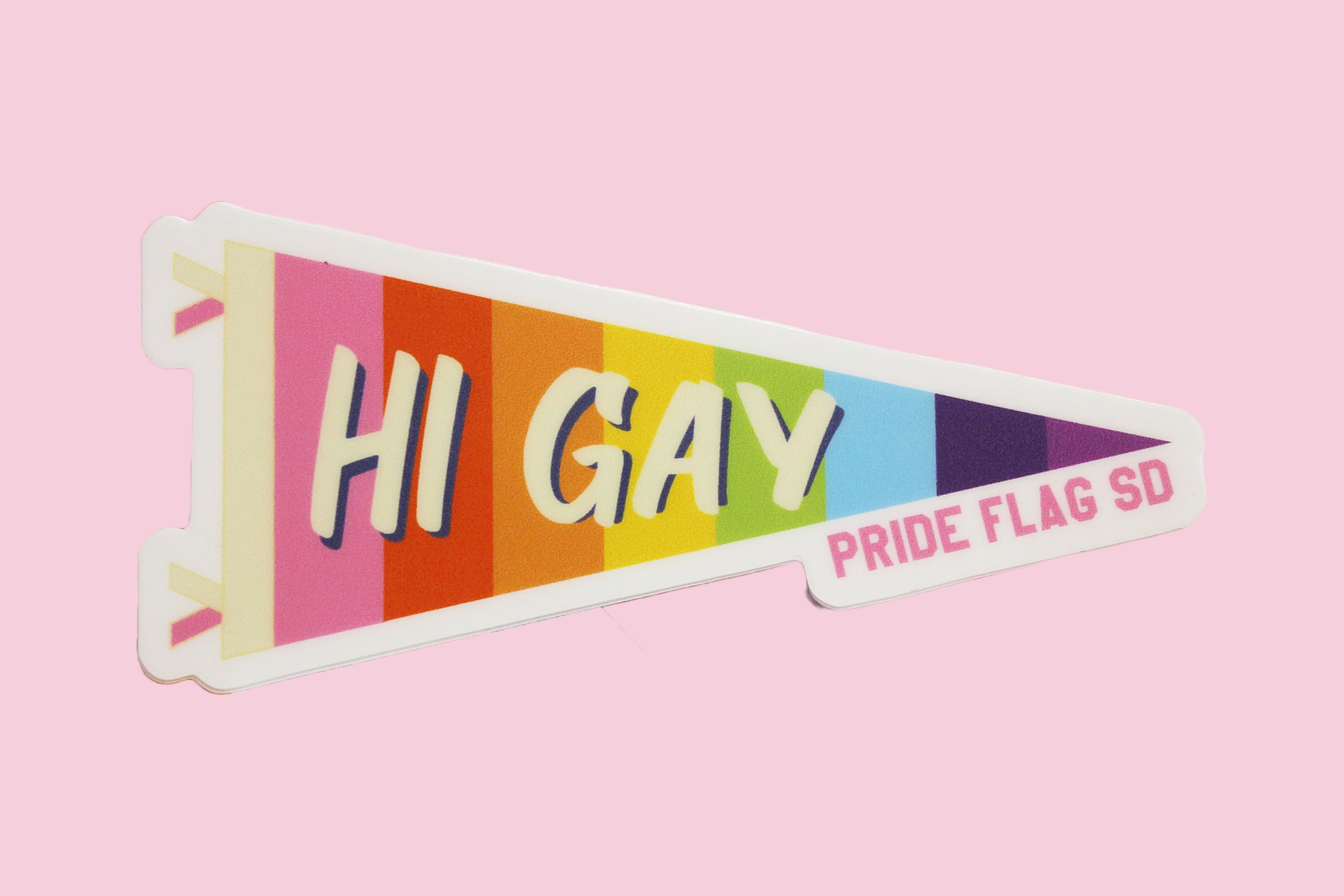 Hi Gay! -  Sticker
