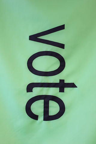 vote brat flag - green election flag