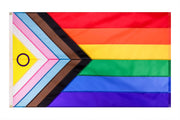 Intersex Progress Pride Flag - Hand Sewn