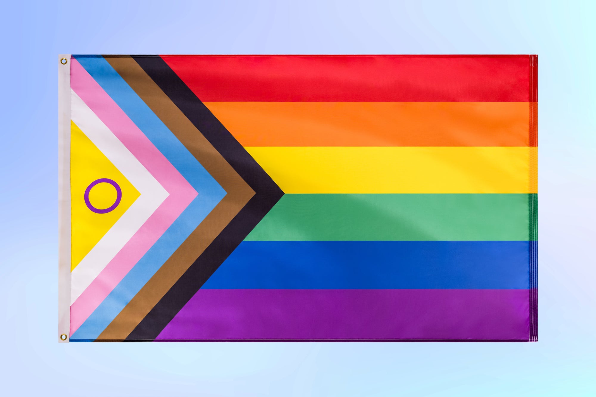 Intersex Inclusive Progress Pride Flag - Digitally Printed 3'x5'