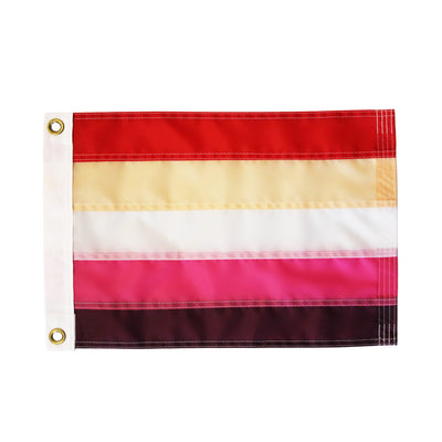 Mini Lesbian Flag 5 Stripe