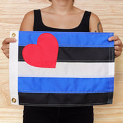 Mini Leather Flag
