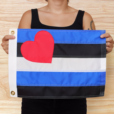 Mini Leather Flag
