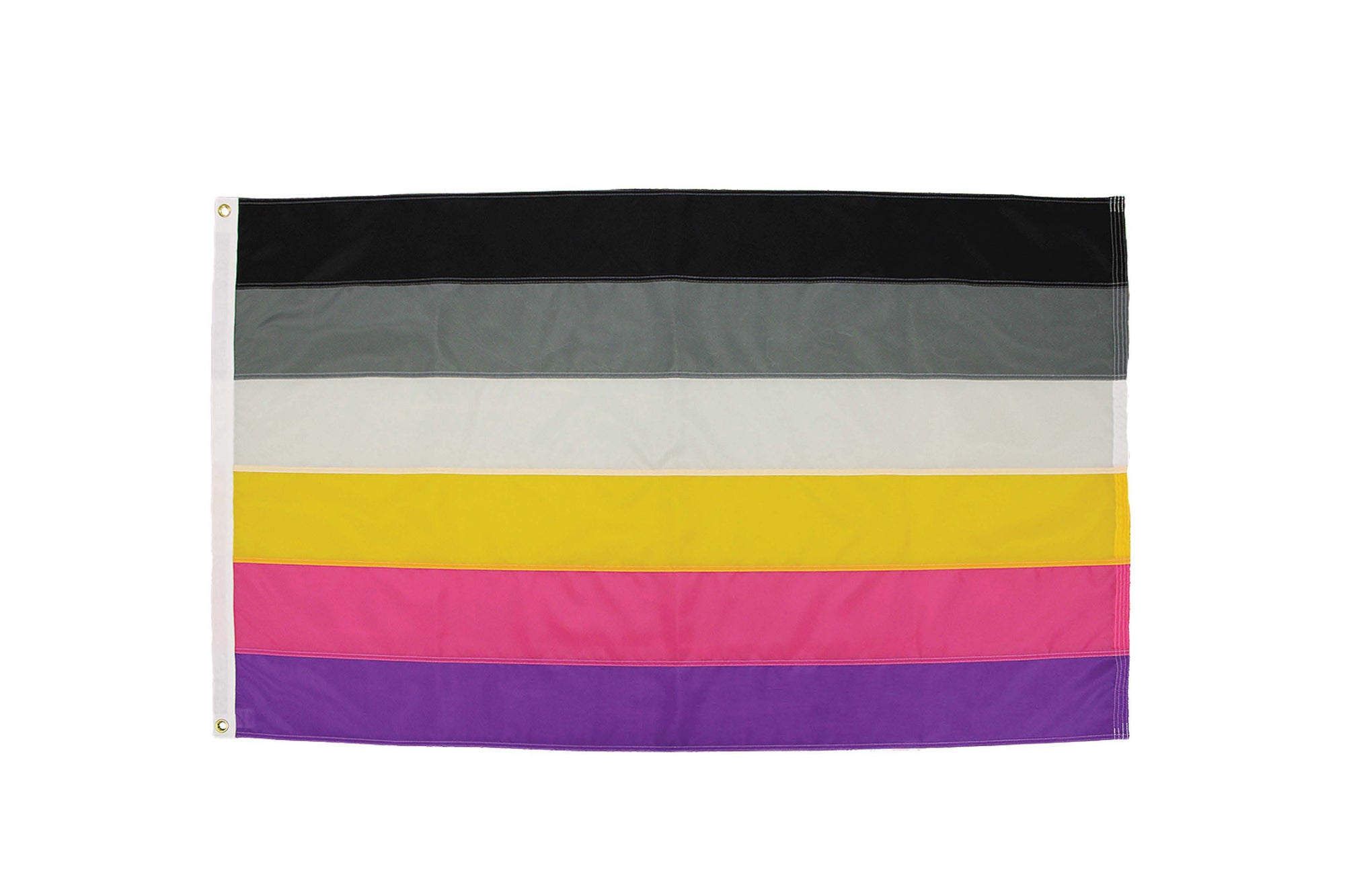 New Asexual Flag - Hand Sewn - **PRE-ORDER**