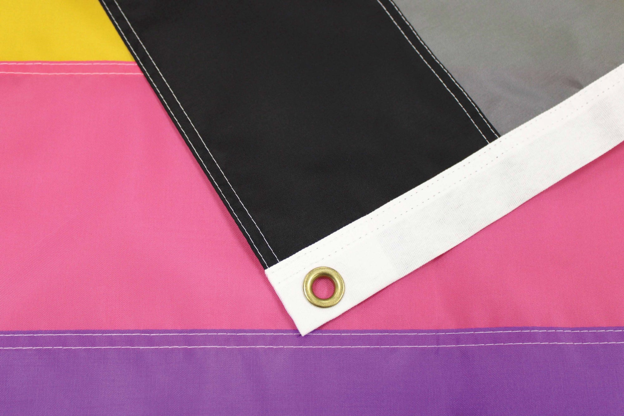 New Asexual Flag - Hand Sewn - **PRE-ORDER**