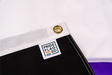 Nonbinary Pride Flag - Hand Sewn