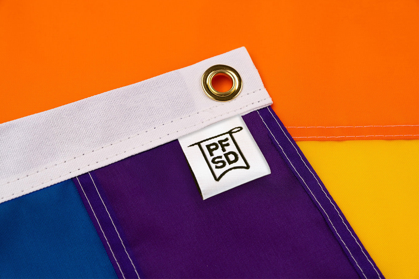 Rainbow Flag - Hand Sewn