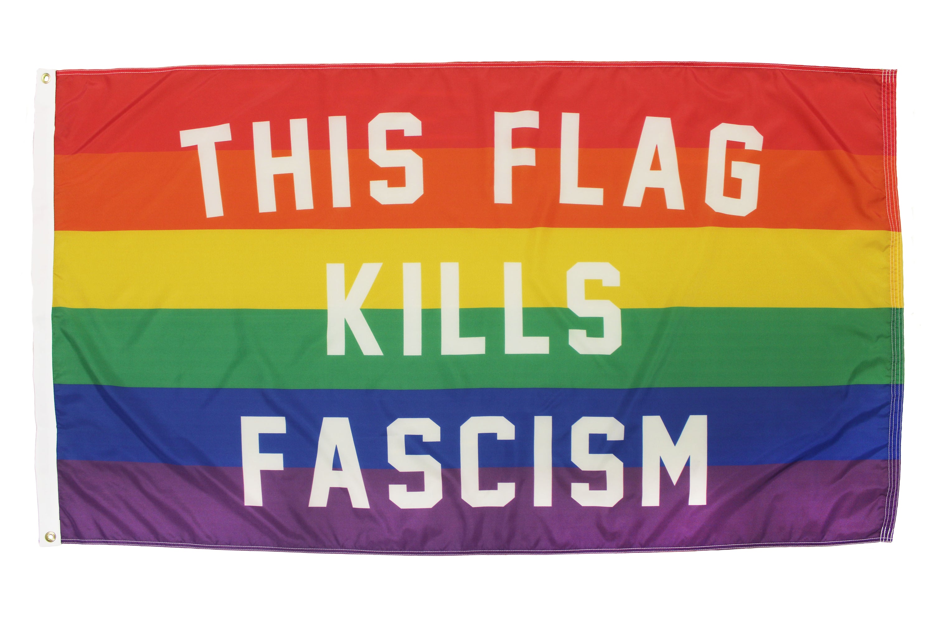 This Flag Kills Fascism - Digitally Printed 3'x5'