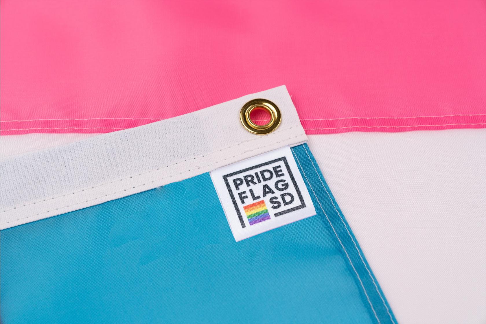 Transgender Pride Flag - Hand Sewn