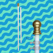 House Flagpole - Multiple Colors