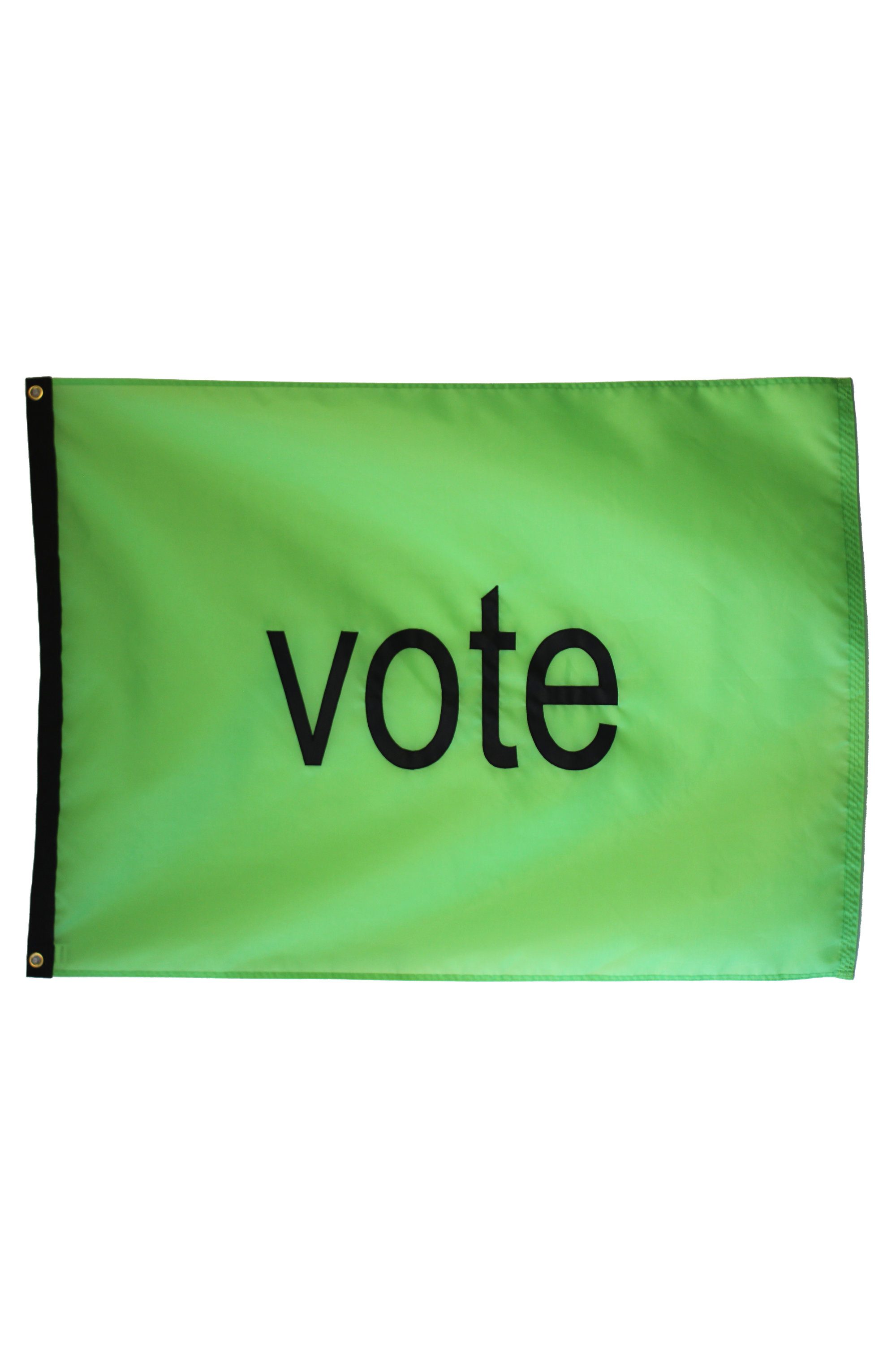 vote brat flag - green election flag