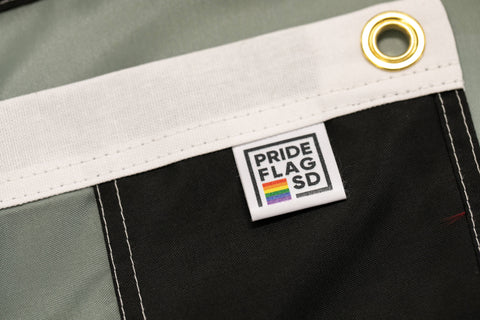 Agender Pride Flag - Hand Sewn