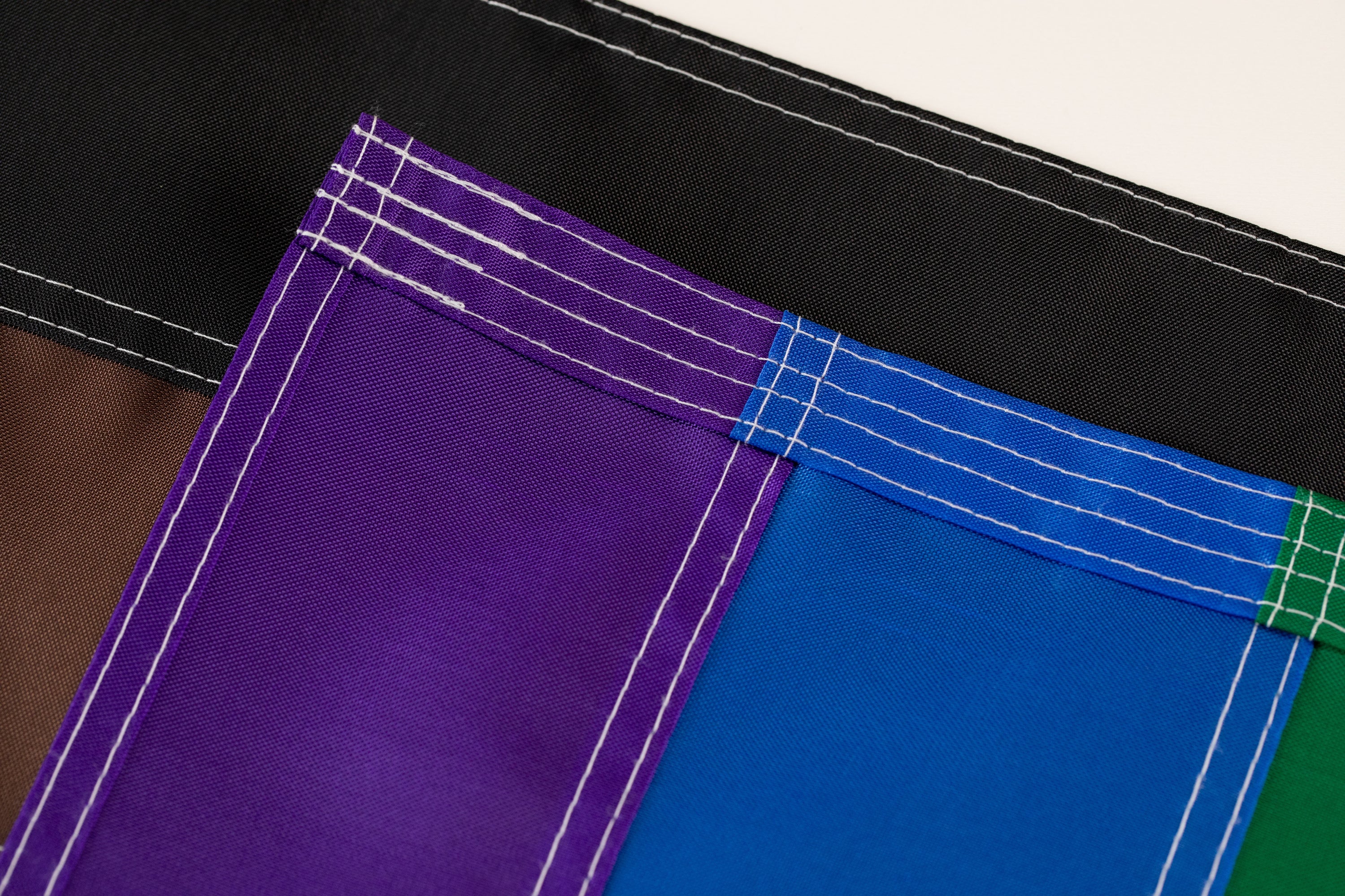 11 Stripe Rainbow Pride Flag - Hand Sewn