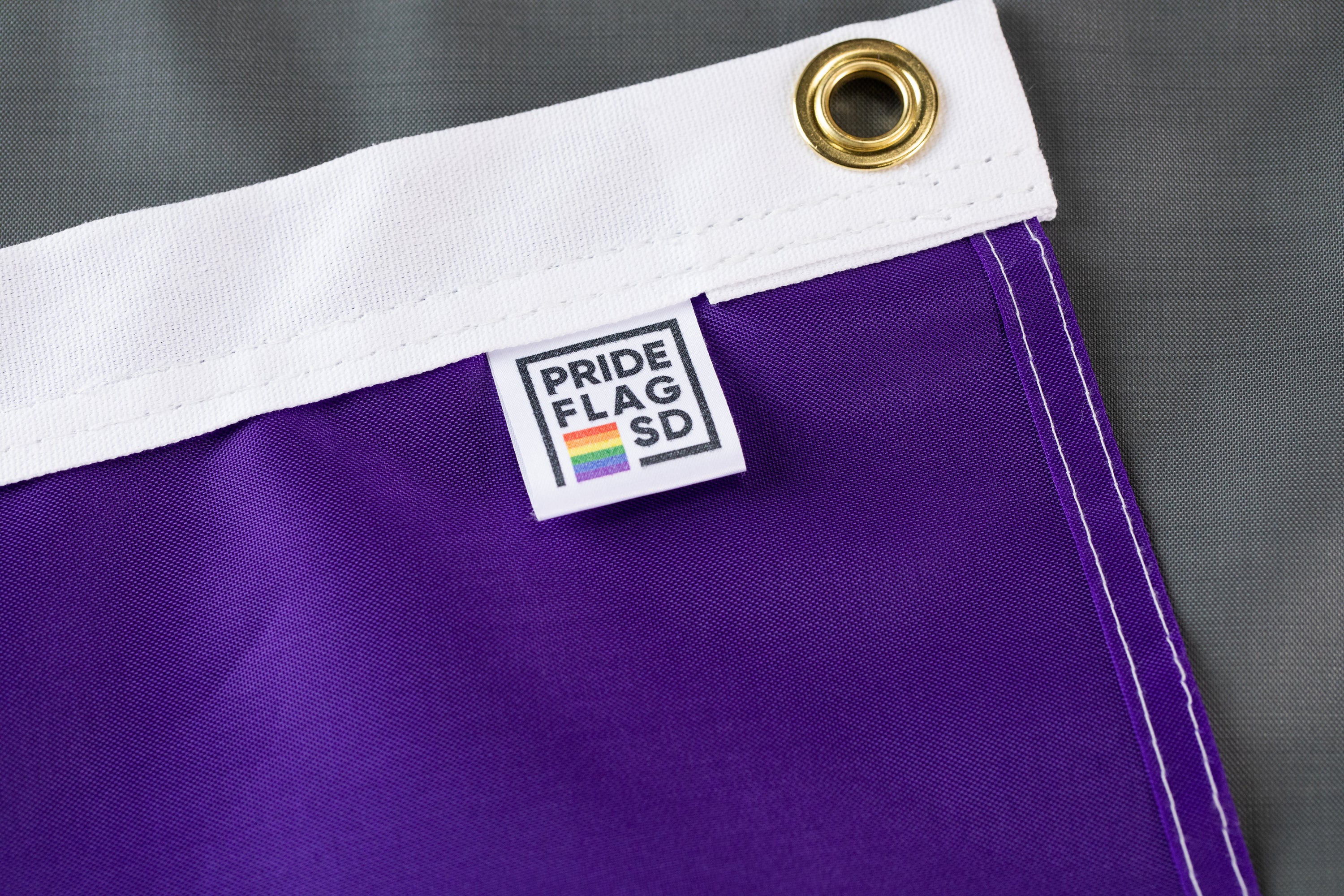 Asexual Pride Flag - Hand Sewn