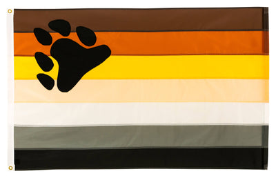 Bear Pride Flag - Hand Sewn