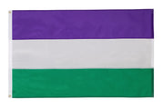Genderqueer Pride Flag - Hand Sewn