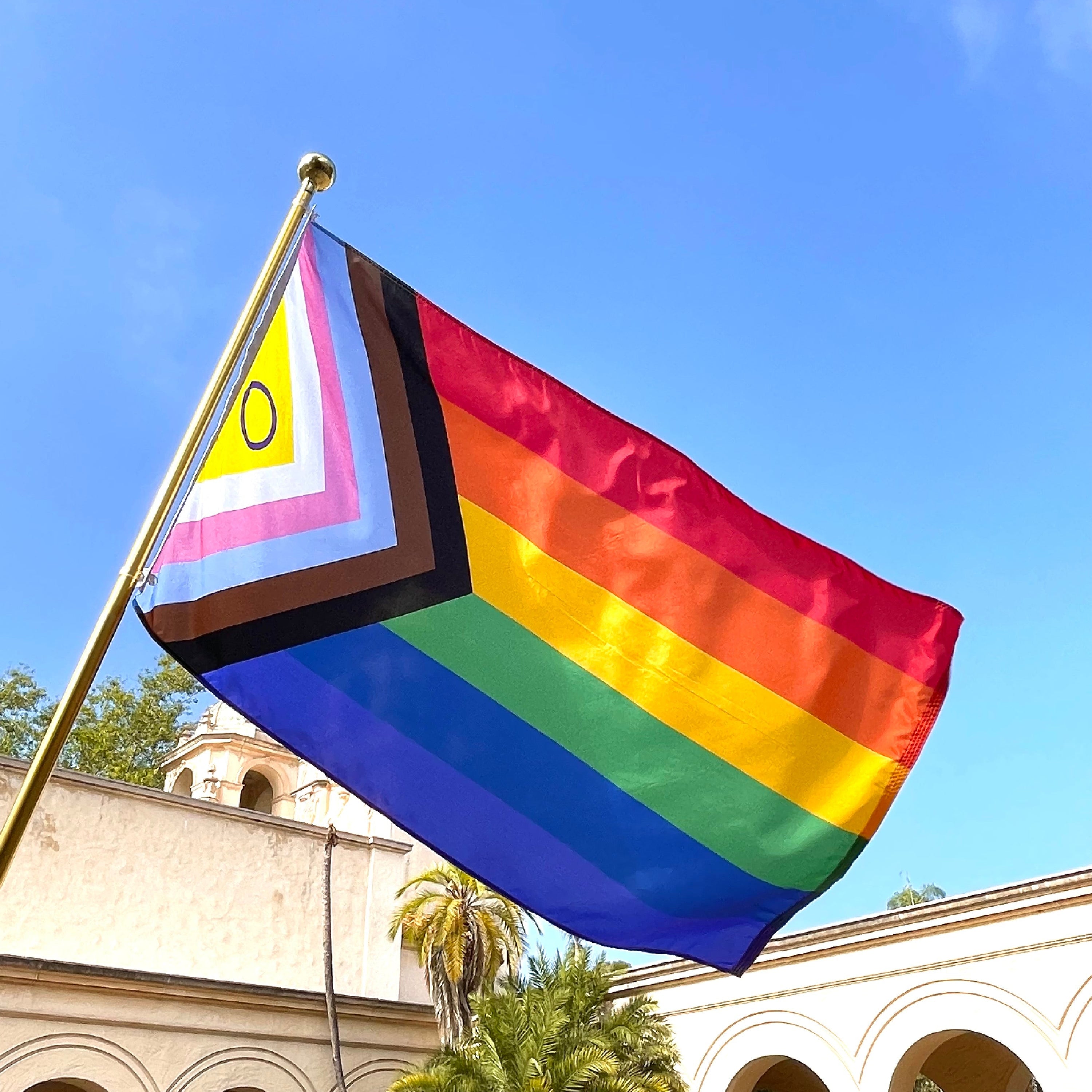 Intersex Inclusive Progress Pride Flag - Digitally Printed 3'x5'