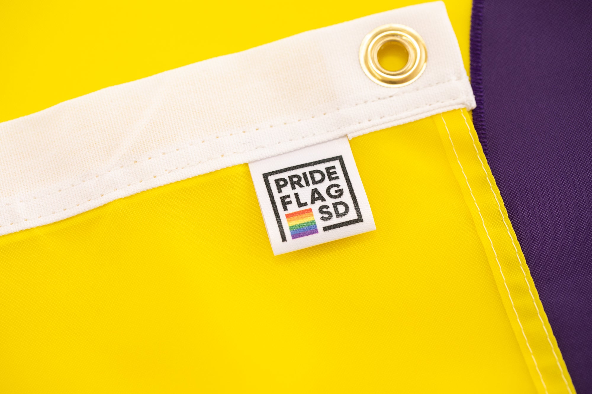 Intersex Pride Flag - Hand Sewn