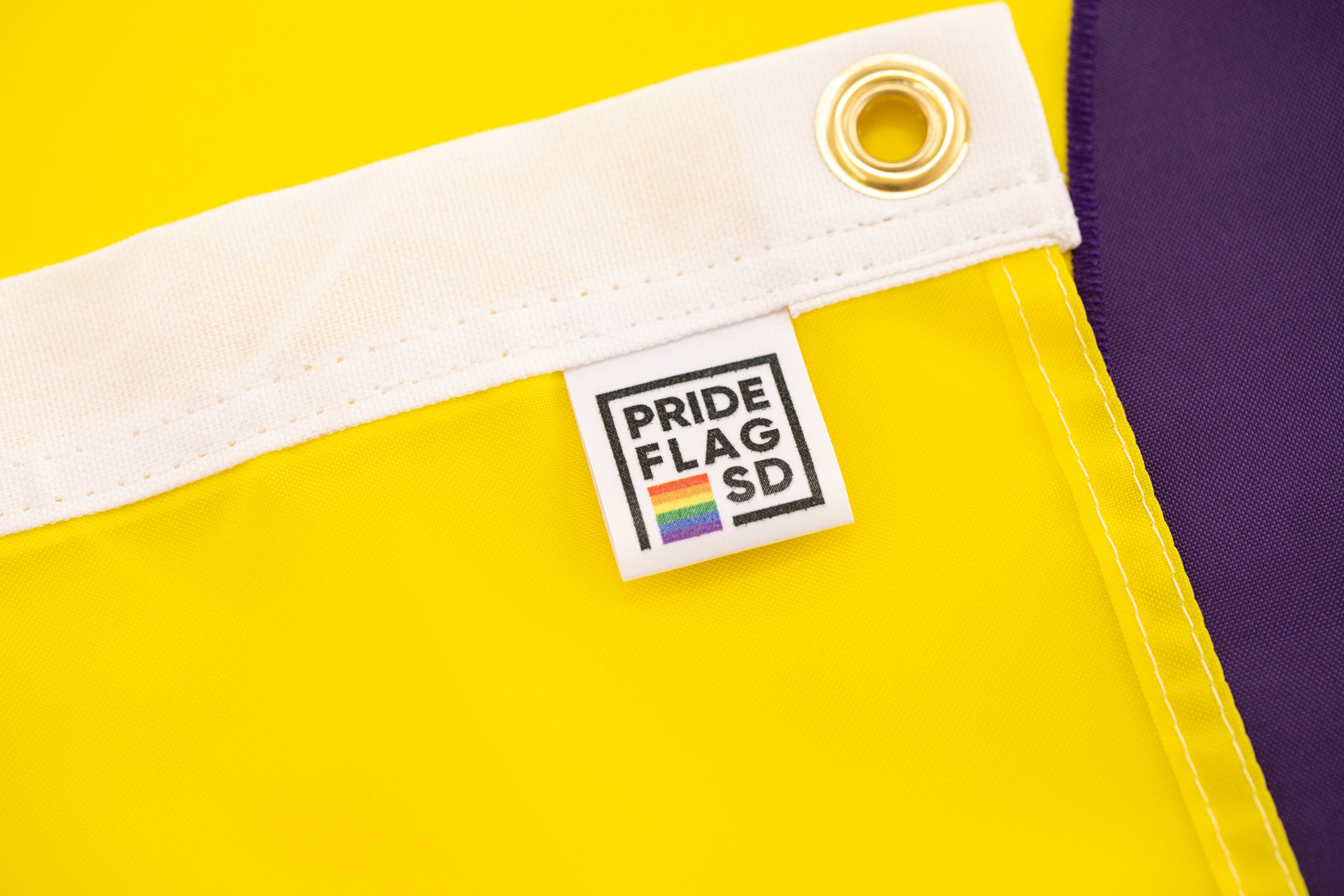 Intersex Pride Flag - Hand Sewn