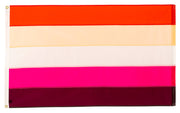 New Lesbian Flag 5 Stripe - Hand Sewn