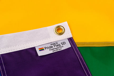 Philadelphia Rainbow Pride Flag - Hand Sewn