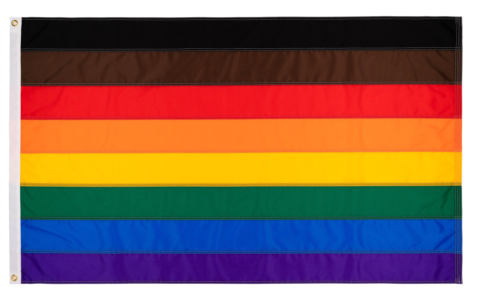 Philadelphia Rainbow Pride Flag - Hand Sewn