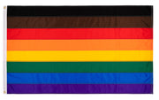 Philadelphia Rainbow Pride Flag - Hand Sewn
