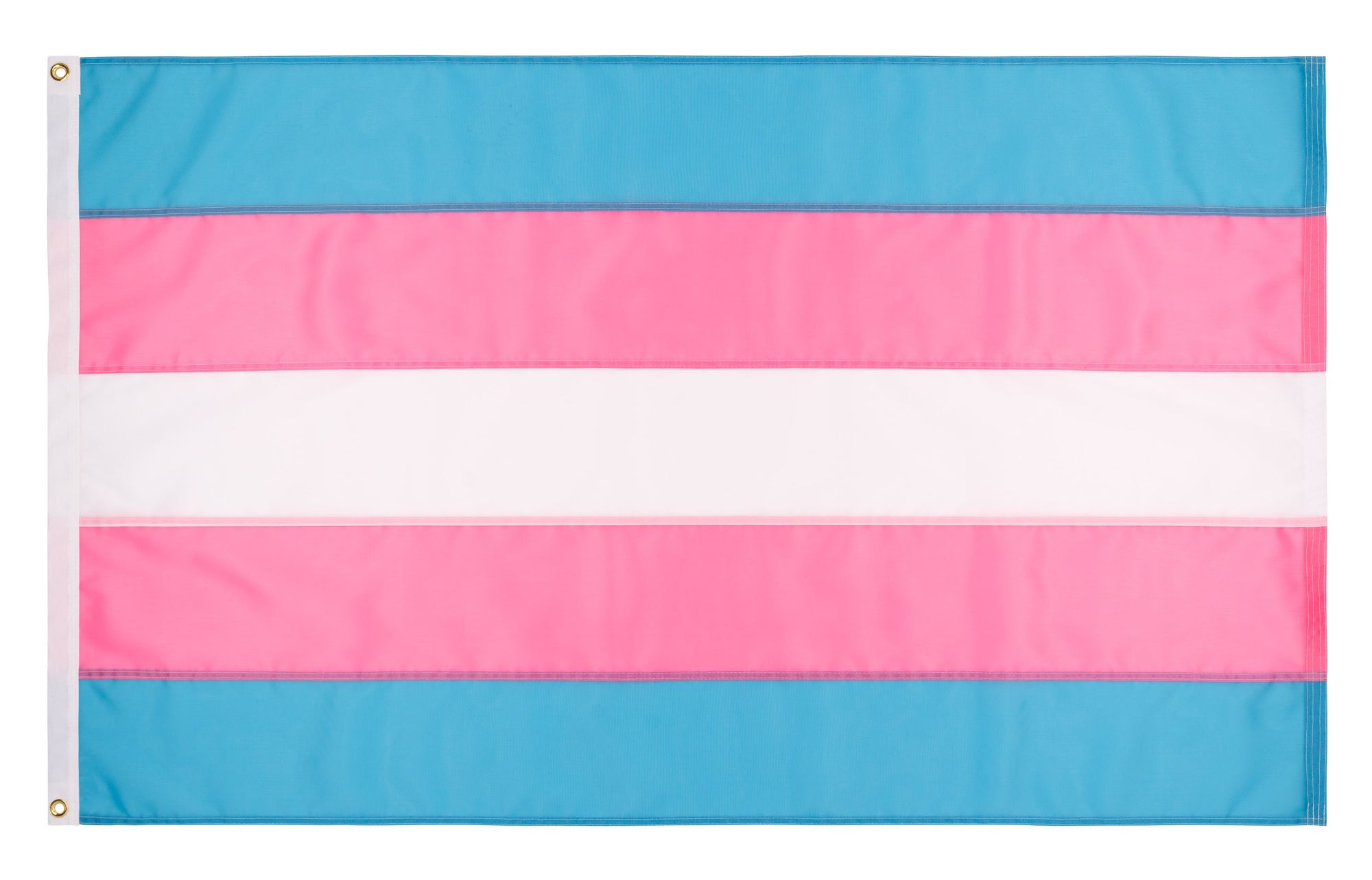Transgender Pride Flag - Hand Sewn