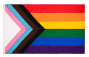 Progress Pride Flag - Hand Sewn